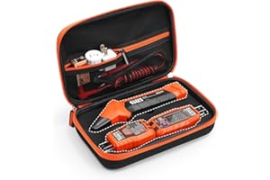 KINGSUNG Hard Case, Storage Box for Klein Tools ET310 AC Circuit Breaker Finder, 80041 Outlet Repair Tool Kit and RT250 Integrated GFCI Receptacle Tester Accessories -NO Tools, NO Accessories