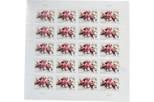 USPS Garden Corsage Wedding Invitations Mint Sheet of 20 Two Ounce Rate Postage Stamps Scott 5458