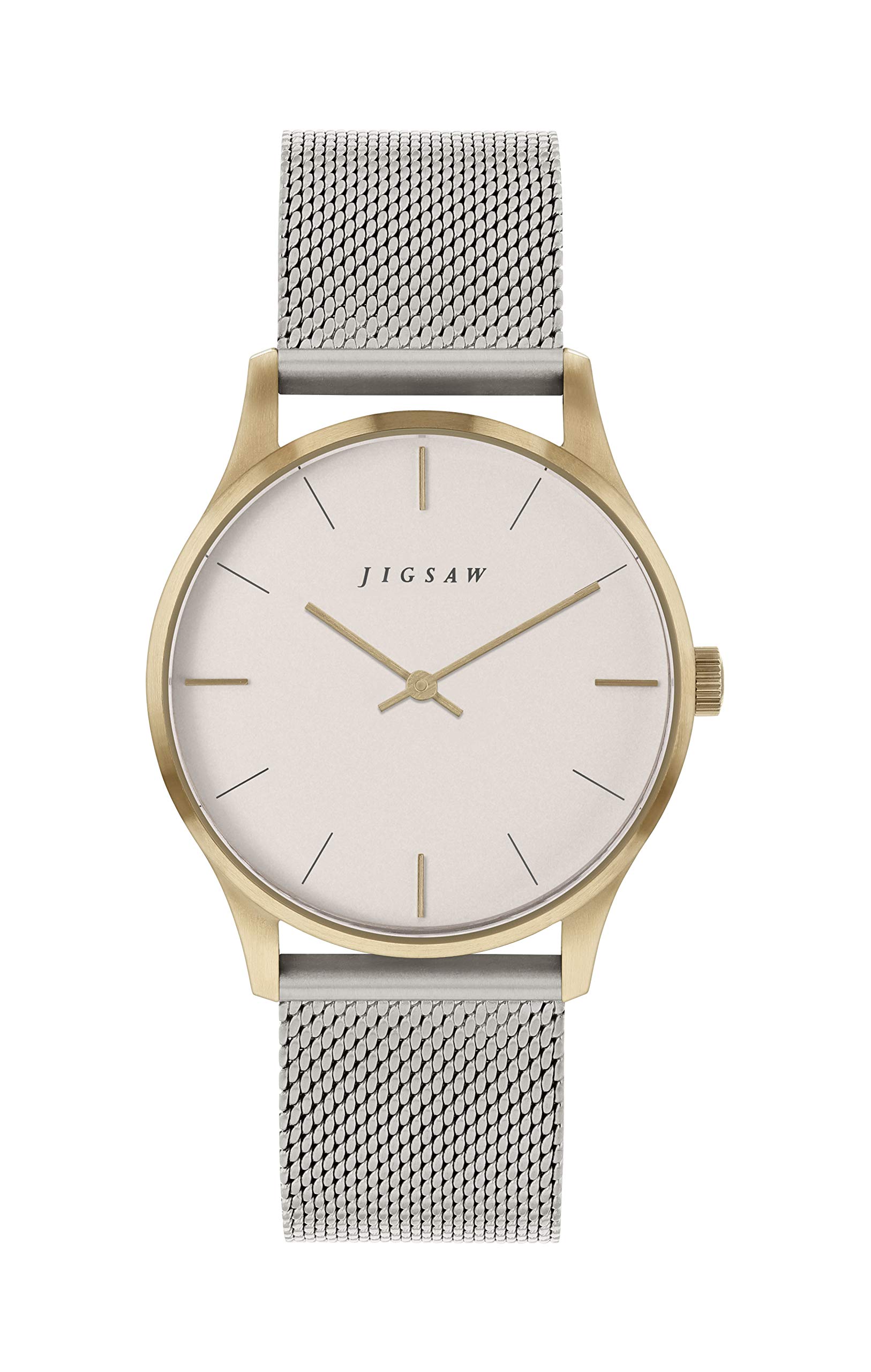 Jigsaw Womens Analogue Classic Quartz Watch with Stainless Steel Strap JG4002