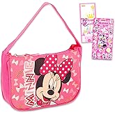 Disney Minnie Mouse Purse for Girls - Dress-Up Bundle with Stylish Girls' Handbag Plus Stickers, More | Minnie Mouse Accessories