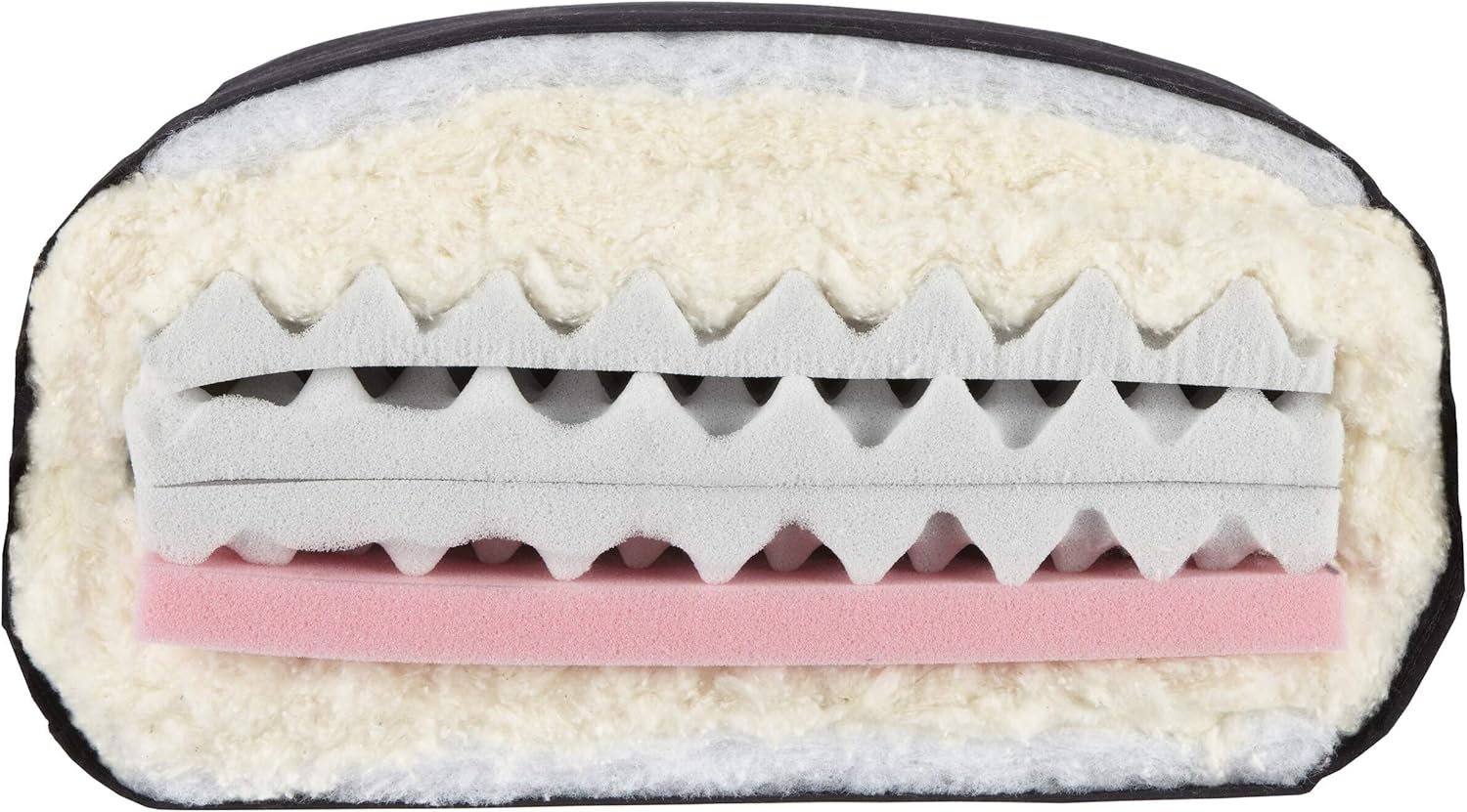 Humble and Haute Full Charcoal Grey 8inch Gel Memory Foam Futon