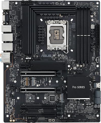 ASUS Pro WS W680-ACE Workstation LGA1700 W680 ATX DDR5 ECC PCIe 5.0 M.2 LAN USB