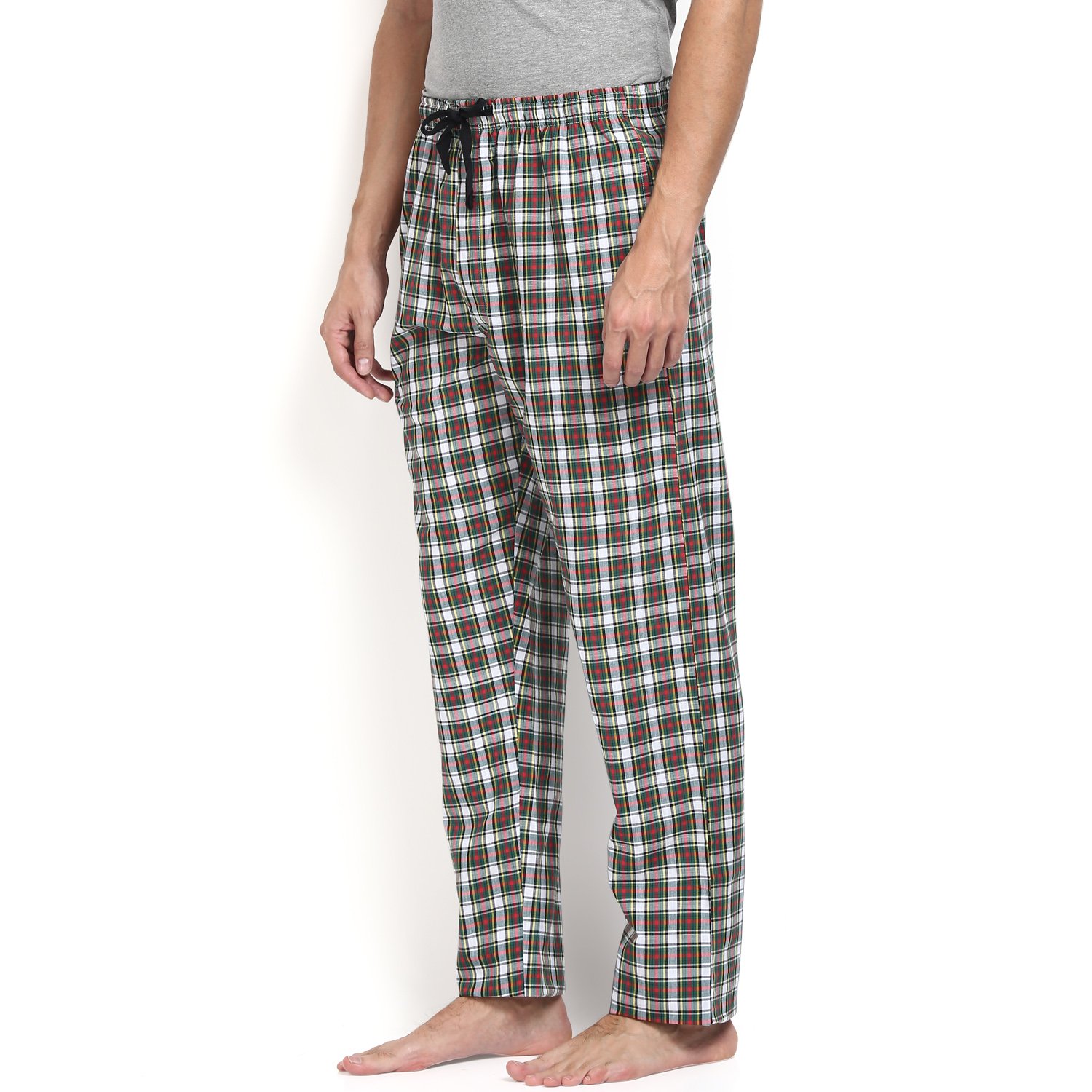 joven mens checkered pyjama (pack of 2)