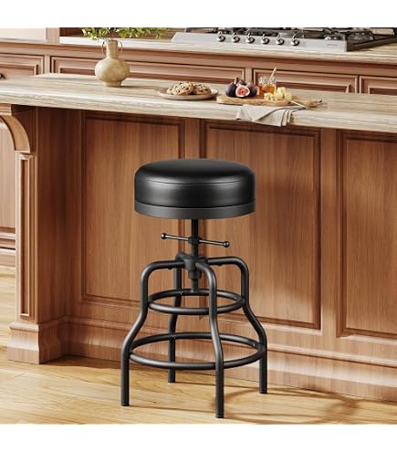 Amazon.com: Yaheetech Industrial Bar Stools Vintage Counter Height