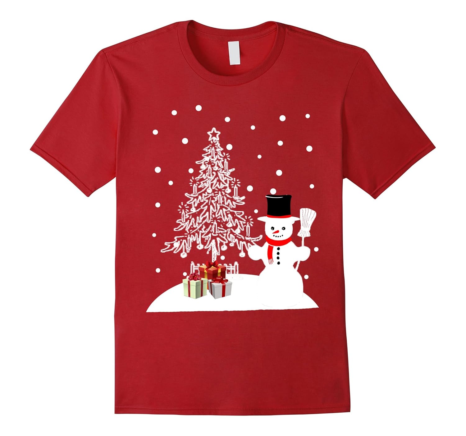 Ugly christmas snowman Tshirts Fun Xmas Tees-ANZ