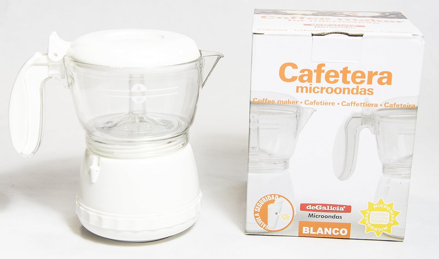 Cafetera microondas para 8 tazas 18*12*18cm: Amazon.es: Hogar
