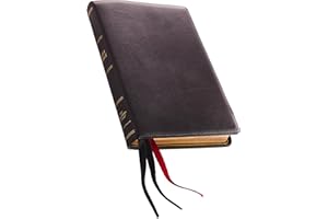 NKJV, Thinline Reference Bible, Large Print, Premium Goatskin Leather, Black, Premier Collection, Comfort Print: Holy Bible, New King James Version
