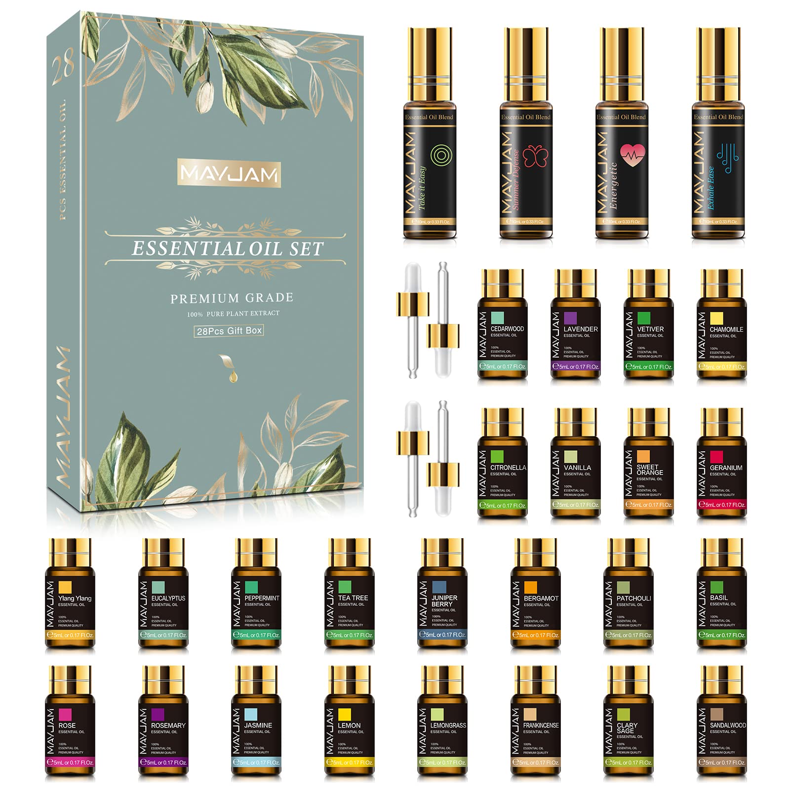 MAYJAM 28PCS Essential Oils Set
