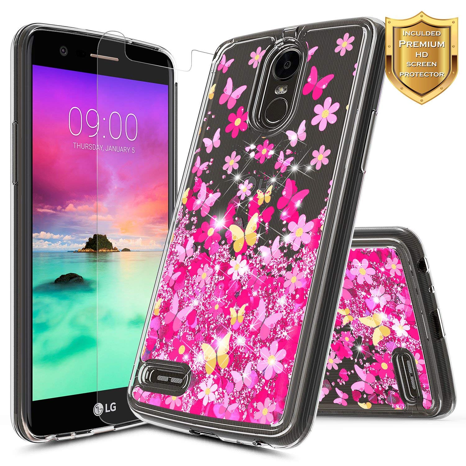 Best Liquid Floating Cell Phone Case For Lg Stylo 3
