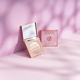 W7 Afterglow Blusher & Highlight Compact Pink & Gold Glow view 4