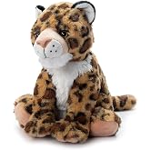 The Petting Zoo Jaguar Stuffed Animal Plushie, Wild Onez, Kids Gifts, 12 in | Jaguar Realistic Wildlife Zoo Animals by Zoologee. Great Toys for Girls and Boys. Plush Gifts for Kids