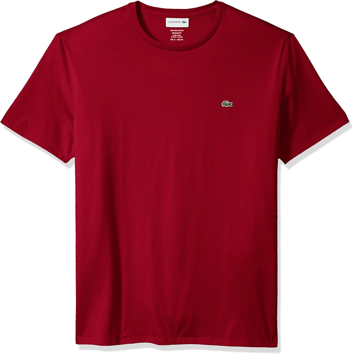 Lacoste Men's Short Sleeve Crew Neck Pima Cotton Jersey T-Shirt | 