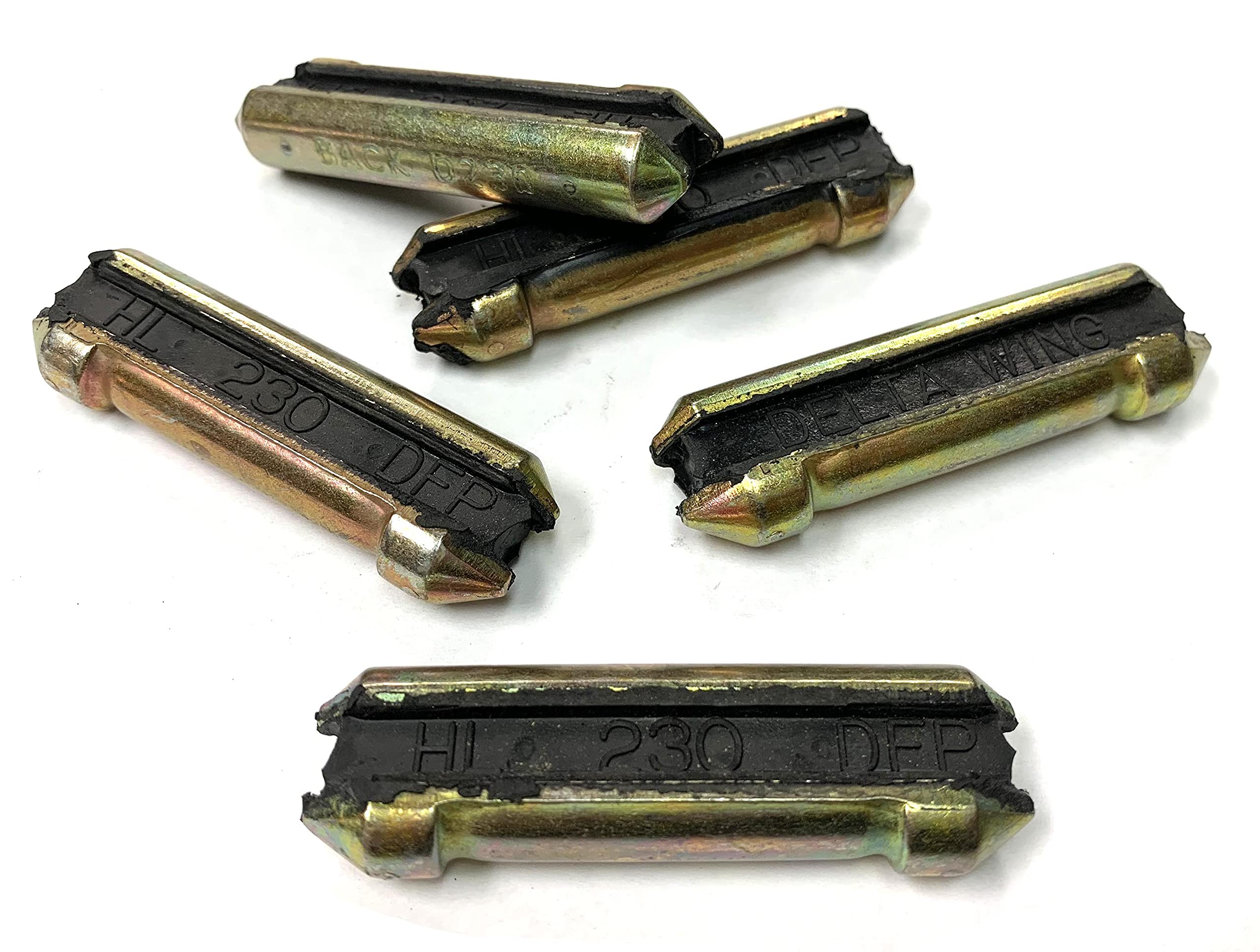 Photo 1 of H&L Tooth Company 230DFP TF23P Long Flexpins (5 Pack) 2.53" Oversize Flex Pins Sharp Ends for 23 230 Fangs Style and Deltawing Teeth | TF23PN
