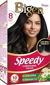 Bigen Speedy Conditioning Colour No.8 Natural Black Ammonia Free Herbal Extracts view 2