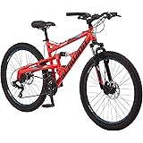 Schwinn Protocol Men and Women Mountain Bike, 26 or 27.5 Wheel Options, 21-Speed Drivetrain, Lightweight Aluminum Frame, Full