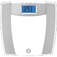 Weight Watchers Scales by Conair Scale for Body Weight, Digital Bathroom Scale with Body Fat, Muscle and BMI in Clear