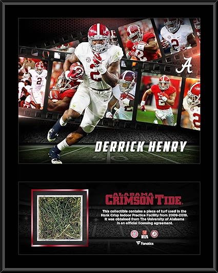 Derrick Henry Alabama Crimson Tide 12 X 15 Sublimated