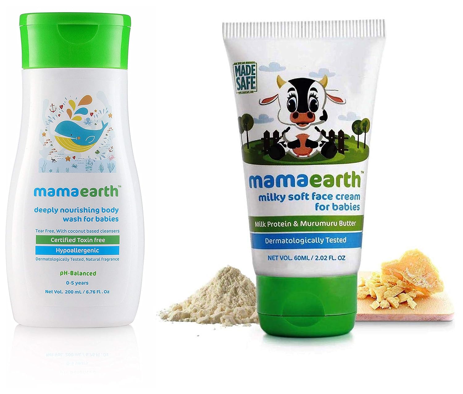 mamaearth deeply nourishing body wash for babies