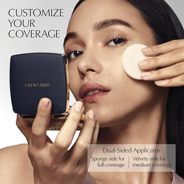 ESTÉE LAUDER DOUBLE WEAR 12-HOUR STAY-IN-PLACE MATTE FACE POWDER FOUNDATION | CONTROLS OIL & SHINE, 0.39 OUNCE, 1W2 SAND