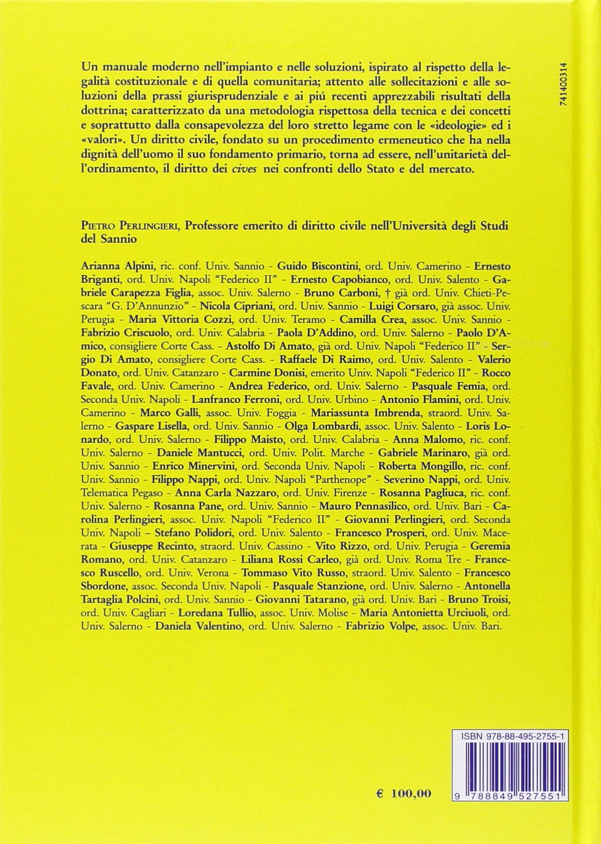 Amazon.it: Manuale di diritto civile 7 edizione - Pietro Perlingieri - Libri
