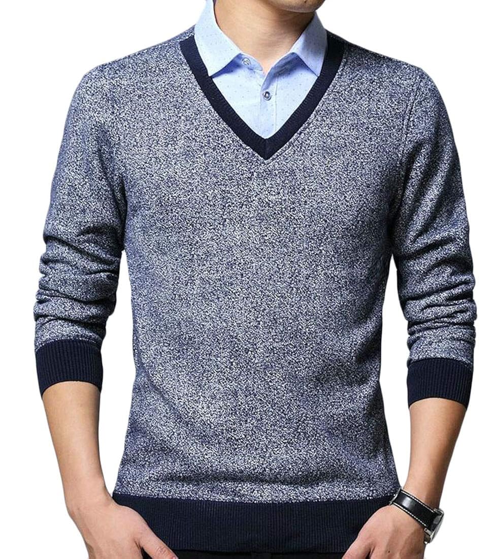 V Neck Button Up Linen Fleece Shirts 