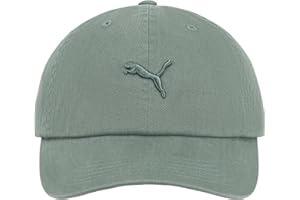 Puma Womens Tonal Jumpcat Washed Cotton Twill Adjustable Baseball CapBaseball Cap