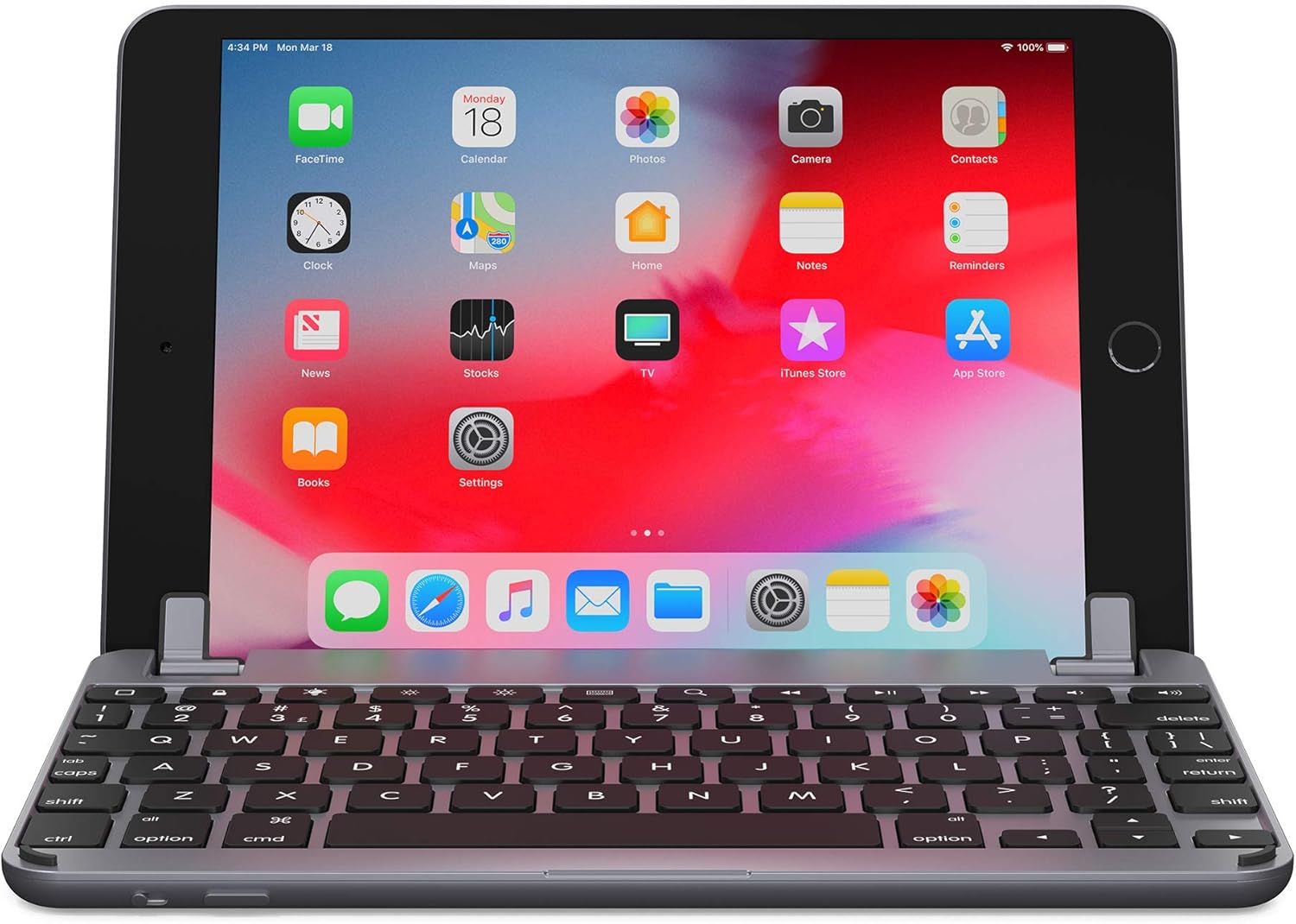 Brydge 7.9 Aluminium Bluetooth Keyboard for iPad mini 4 Space Grey