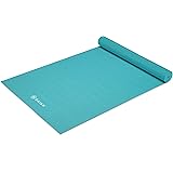 Gaiam Solid Color Yoga Mat, Non Slip Exercise & Fitness Mat for All Types of Yoga, Pilates & Floor Exercises