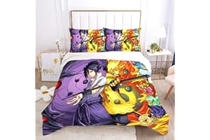 BELLAZIE 3 Piece Anime Merch Bedding Set 1 Duvet Cover 2 Pillowcases Ultra Soft Comfortable Bed Set Cover for Kids Boys Teens Adults Gifts 68"X86"