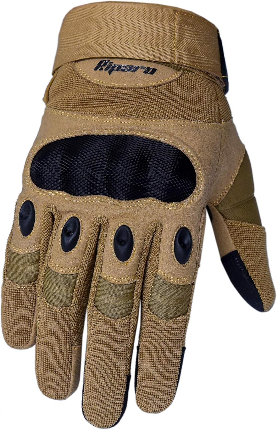 Riparo Tactical Touchscreen Gloves Military Shooting Hunting Rubber Outdoor Gloves (X-Large, Sand): Home Improvement