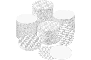 TONDIAMO 70 mm Foam Lid Liner Pressure Sensitive Seal Round Jar Sealer Bottle Seals Heat Resistant Foam Cap Torque Activated Safety for Protection Safety Jar Cap Bottle Vial Tamper Gasket Kit(200 Pieces)