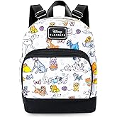 Disney Cats and Dogs Mini Backpack - 10" Exclusive Woven Small Backpack with Front Pocket | Adjusts to Fit Women, Teens, Girls, Kids