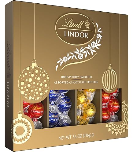 Amazon.com: Lindt LINDOR Deluxe Assorted Chocolate Candy Truffles