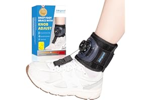 joingood AFO Foot Drop Brace for Walking with Shoes, Drop Foot Brace with Reel-Adjust Dorsiflexion Assist, Adjustable Foot Brace for Drop Foot Support, Fits Left or Right Foot for Women Men (S/M)