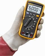 Fluke 115 True RMS Industrial Multimeter Resistance Continuity Field Service view 2