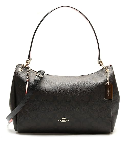 mia shoulder bag in signature canvas