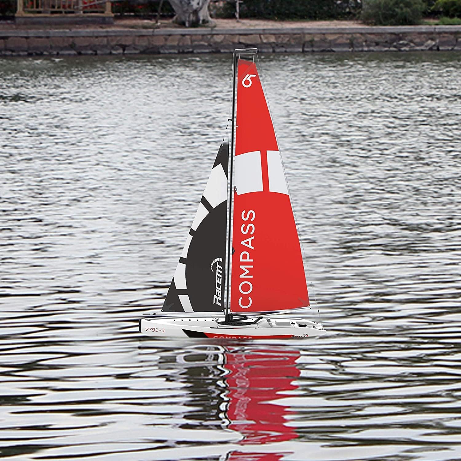 Mua VOLANTEXRC RC Sailboat 2.4Ghz 2-Channel RC Race Class Boat Remote ...