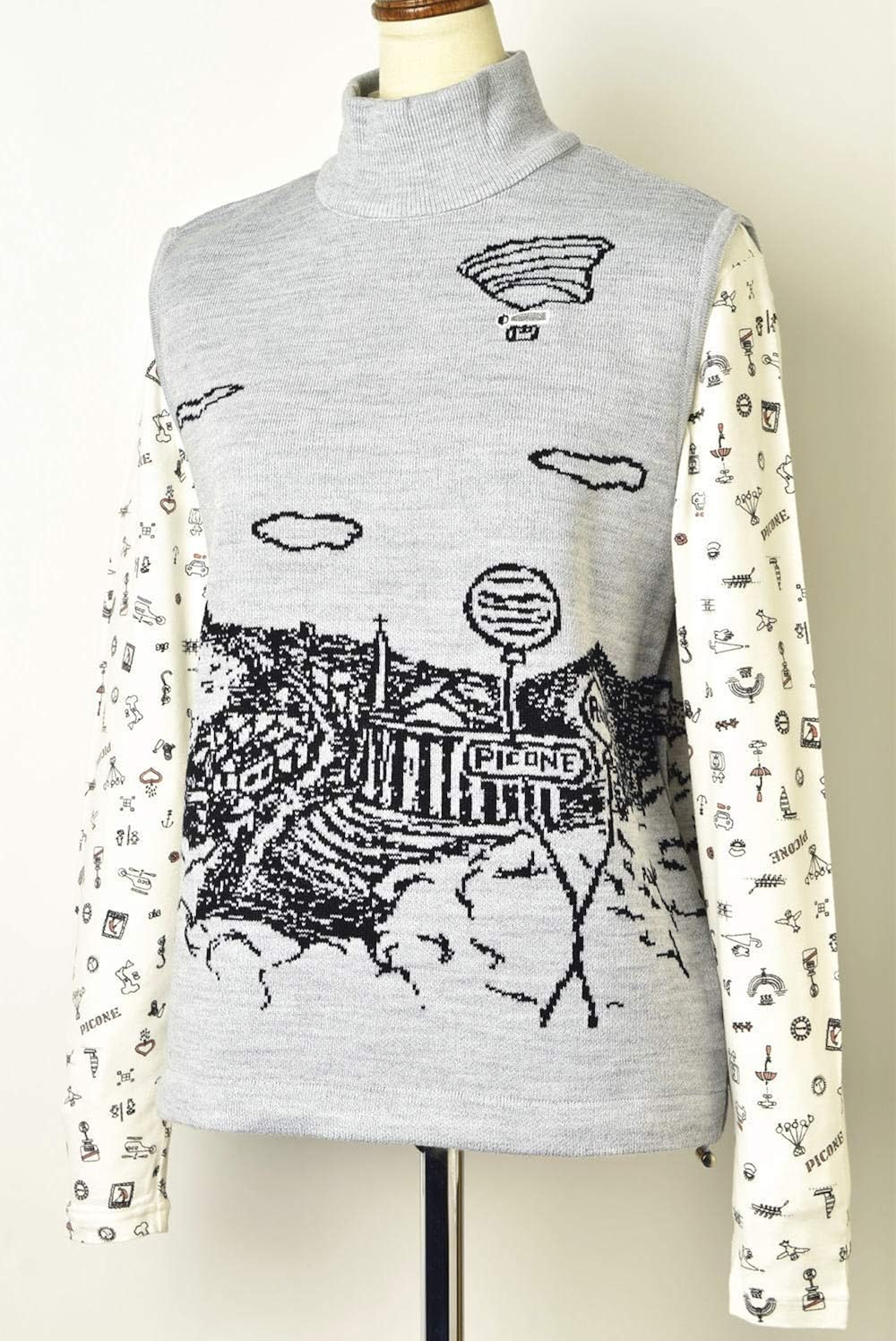 全ての ピッコーネ クラブ Picone Club ハイネックニットベスト レディース ゴルフ C8131 B07kvx95vf 超大特価 Firstcity Edu My