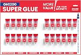 GH1200 1g x24 Superglue with Anticlog Cap All Purpose Thick & Fast Bond