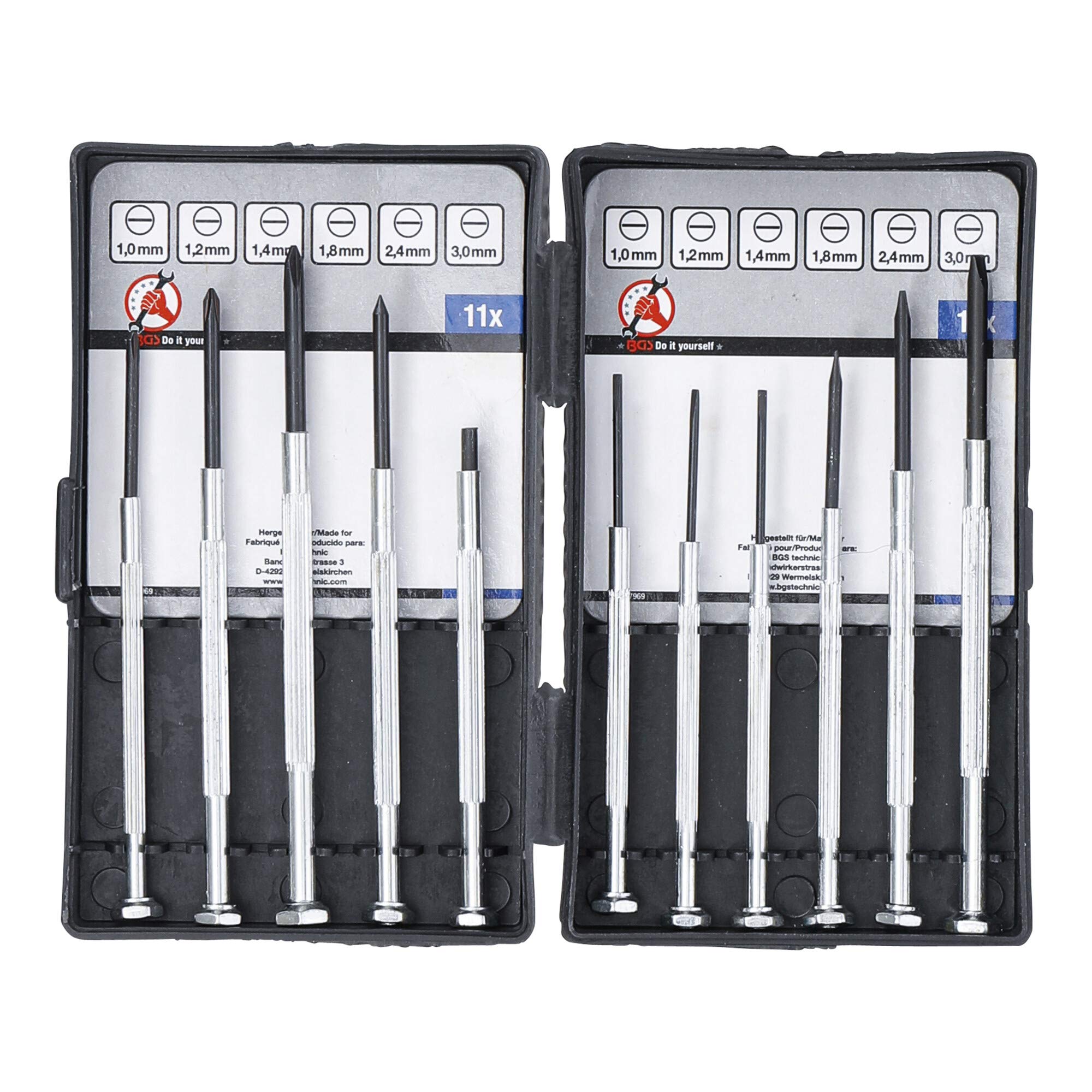 BGS Diy 7969 | Precision Screwdriver Set | 11 pcs.
