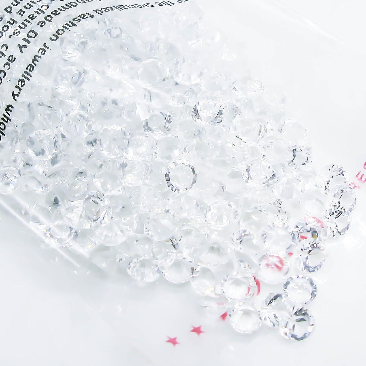 TOAOB 5000 Pieces Clear Table Scatter Crystals Acrylic Diamonds Rhinestones 4.5mm for Table Decorations Wedding Decoration Bridal Shower Decoration - Image 5