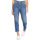 Seven7 Womens High Rise Straight Leg Jean