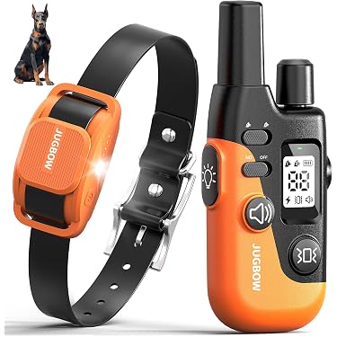 GCSUPERMARKET Waterproof Dog Training Collar – 800m Remote, IP67, Black, 915MHz