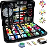 212PCS Sewing Kit for Adults, Portable Hand Sewing Kit with 43XL Thread | Scissors, Buttons &amp; Sewing Supplies, Basic Hand Sewing Repair Kit for Beginners, Emergency &amp; Home Use, Repairs And DIY