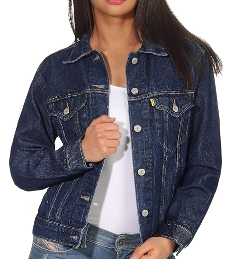 Levi´s ® Damen Jacke Jeansjacke EX-Boyfriend Trucker Peanuts SNOOPING Around