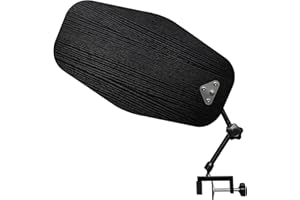 FOURTH LEVEL MANUFACTURING Office Eclipse, Flexible Cubicle Shade, Coverings Blocked Light, Sun Cover, With All Metal Construction, Work Space Lights Shield Accessory, Studio Brightness Veil