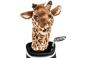Daphne's Headcovers Giraffe Driver Headcover | Premium Driver Headcovers | Funny Golf Club Covers | Stylish Protection for Your Clubs | Men's Golf Gear | Driver Headcover for Men and Women