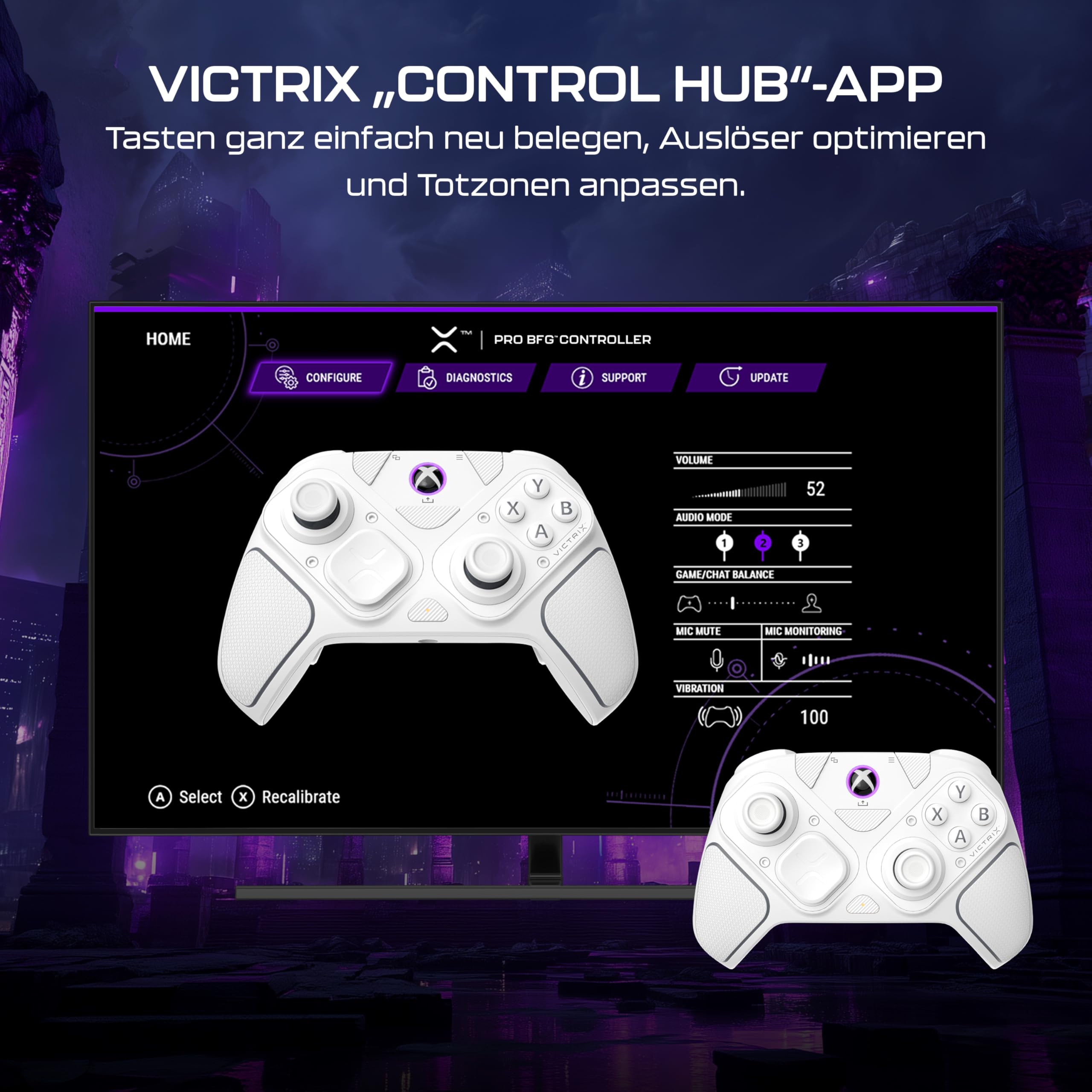 Turtle Beach Victrix Pro BFG Reloaded Wireless Modular Xbox Controller Weiß - Offiziell Lizenziert von Xbox 8