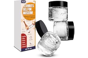 Museum Gel for Exhibits - 170g Clear Removable Reusable Odorless No Residue Museum Putty - Prevent Vibration Falling for Coll