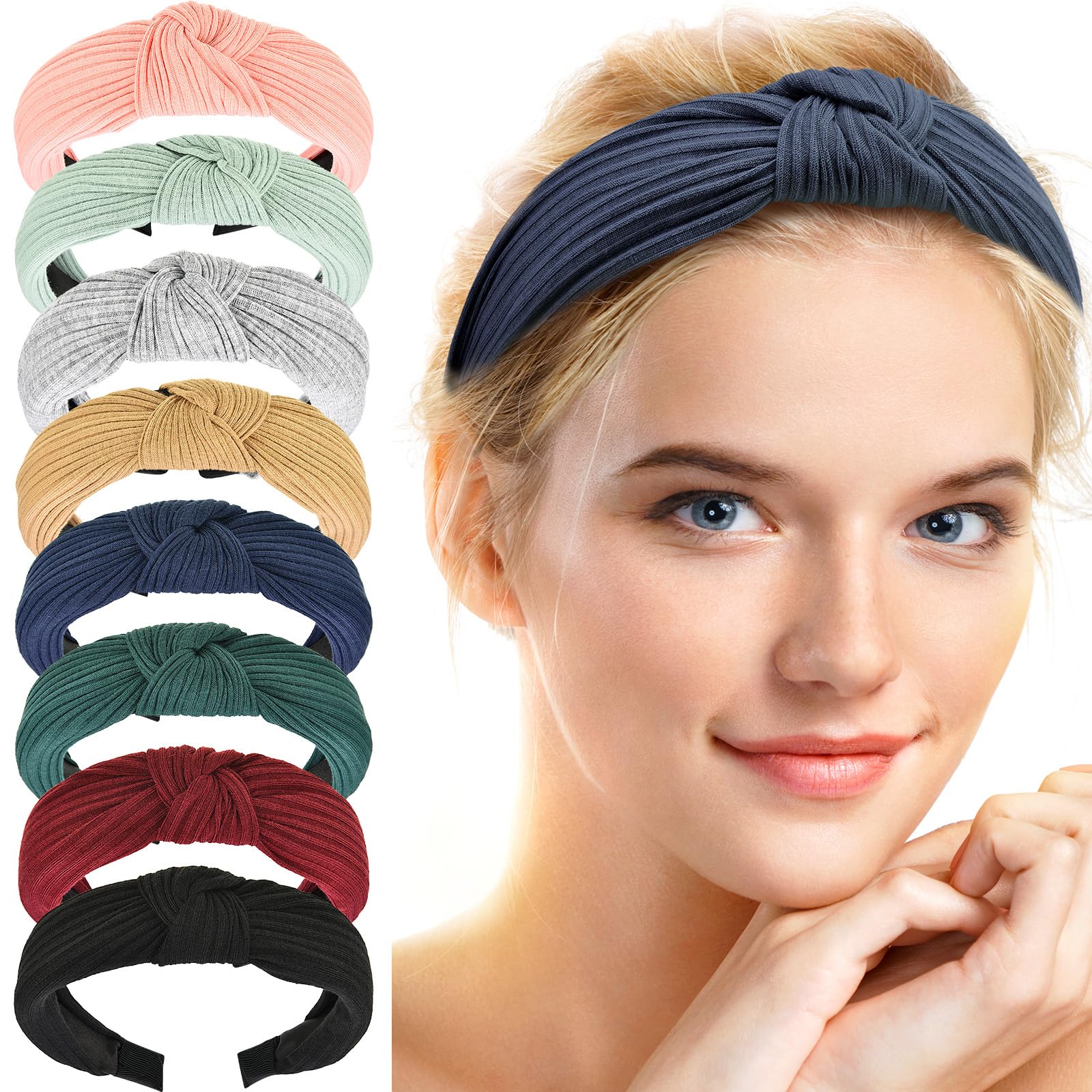 Vintage Crystal Beaded Headbands 8 Pack Women Girls Teens Kids Accessories Blissful Crystal Headbands, Assorted main image 4